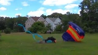 Friday Freakout Skydiver Breaks Leg Landing Fail [upl. by Marni476]