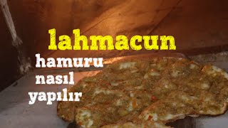 Lahmacun hamuru nasıl yapılır lahmacun hamuru nasıl hazırlanır ustasından lahmacun hamuru tarifi [upl. by Notlef]