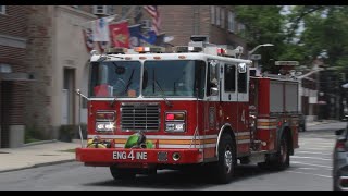 FDNY PA300 Village of Pelham Fire Engine 4 Responds to a EMS call [upl. by Naujat]