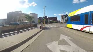 Scooter ride in Downtown Minneapolis to Target Field feat shots [upl. by Soule]