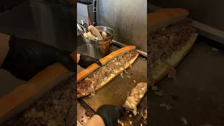 Could you finish this MASSIVE CHEESESTEAK in Las Vegas cheesesteak lasvegas [upl. by Ehud]