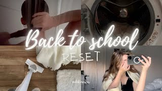 Back To School Reset [upl. by Landmeier]