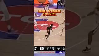 Nasty Dennis Schroder Spin Move [upl. by Yruy]