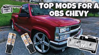 TOP MODS FOR A OBS CHEVY OBSChevy ModsForObsChevy [upl. by Freyah]