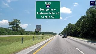 Road Trip 306  I85 North  Alabama Mile 2657 Auburn [upl. by Susejedairam]