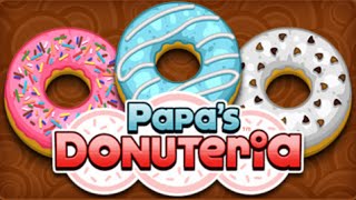 Papas Donuteria Full Gameplay Walkthrough [upl. by Airt]