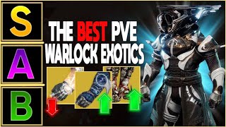 The Top 7 BEST WARLOCK EXOTICS That Will DOMINATE in The Final Shape  Destiny 2 [upl. by Elocan924]