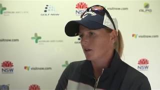 Holly Clyburn Interview Round 2  Ladies Classic Bonville [upl. by Atineg698]