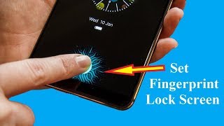 How to Set Fingerprint Lock on Display in Any Mobile Phone [upl. by Dorcus]