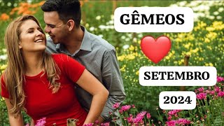 GÊMEOS  ♥️ SETEMBRO 2024  LEITURA DO AMOR COMPLETA [upl. by Kcirevam]