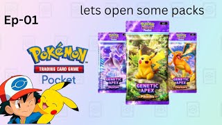 pokemon tcg pocket episode 1 unboxing pack pokemontcgpocket pokemontcg [upl. by Season832]