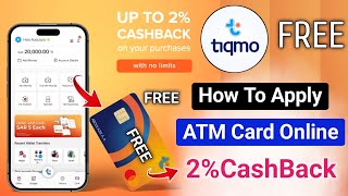 How To Apply Free Tiqmo ATM Card online  tiqmo ka ATM Card free me book kaise karen 2024 [upl. by Shanly588]