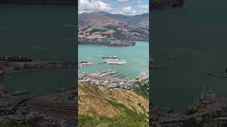 Top View  Lyttelton Port New Zealand [upl. by Aiselad842]