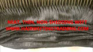 HAIR WEFTING CLASSES OR SERVICE [upl. by Omocaig]