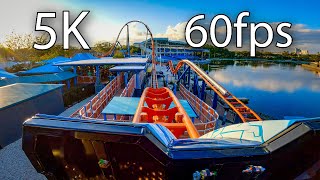 Ice Breaker front seat onride 5K POV  60fps SeaWorld Orlando [upl. by Hgielhsa603]