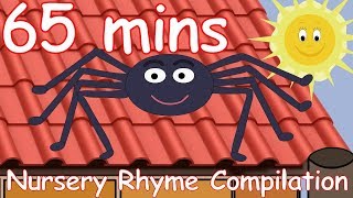 Incy Wincy Spider And lots more Nursery Rhymes 65 minutes [upl. by Annil]