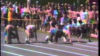 1981 Superstars Final  100 Yard Dash Heats [upl. by Gnehs779]