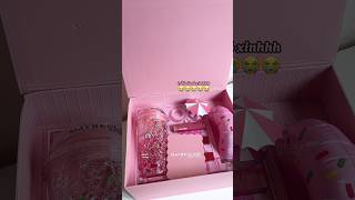 unboxing Maybelline summer collection 👙🫧🎀 unboxing maybelline superstayvinylink [upl. by Dasa]