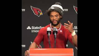 Kyler Murray isnt satisfied despite the Arizona Cardinals win streak nfl [upl. by Ardnatal]