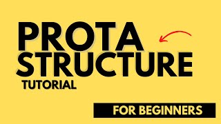 Prota Structure Basic Tutorial From Scratch [upl. by Tnomed]