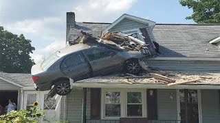 Insane Car Crash 2023  Best Idiots Dangerous Truck Driving Skills Fails amp Bad Day at Work 2023 [upl. by Eikcuhc]