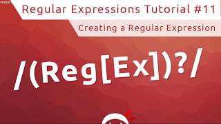 Regular Expressions RegEx Tutorial 11  Making RegEx in JavaScript [upl. by Candless]