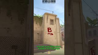 Mirage Easy Window Smoke cs2smokes cs2nades mirage counterstrike [upl. by Auos]