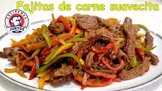 Fajitas de carne de res jugosas y deliciosas [upl. by Eecyal]