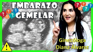 Lo que Necesitas Saber sobre el EMBARAZO GEMELAR Ginecologa Diana Alvarez [upl. by Partan]