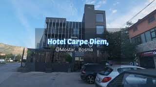 Hotel Carpe Diem  Mostar Bosnia and Herzegovina Review [upl. by Nerradal]