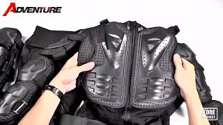 HEROBIKER Motorcycle Body Armor Motorcycle Jacket Suit Men Moto Protective Body Protector [upl. by Mcdougall]