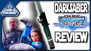 Star Wars Lightsaber Forge Darksaber works with Bladebuilders [upl. by Iarahs]