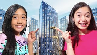 NEW YORK LUXURY APARTMENT TOUR  KAYCEE amp RACHEL in WONDERLAND FAMILY [upl. by Nonnelg]