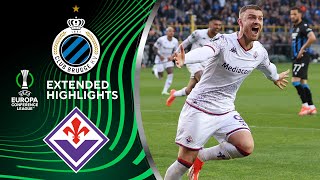 Club Brugge vs Fiorentina Extended Highlights  UECL SemiFinals 2nd Leg  CBS Sports Golazo [upl. by Amitaf860]