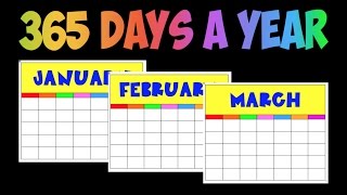 How many days in a year 365 Days in a Year Song [upl. by Peale]