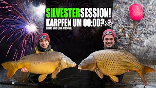 Karpfenangeln im Winter  die Silvestersession🎉  blacklabelbaits  carpfishing [upl. by Belden]