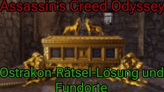 Assassin´s Creed Odyssey Ostrakon  Rätsel  Lösungen und Fundorte [upl. by Emeline893]