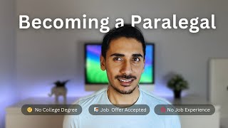 How to Become a Paralegal in 2024 [upl. by Sinylg297]