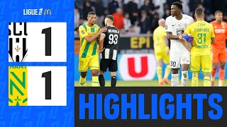 ANGERS SCO  FC NANTES 11  5ème journée  Ligue 1 McDonalds 2425 [upl. by Eesyak446]