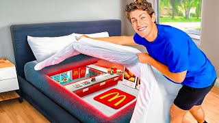 I Built a SECRET McDonalds in My Room [upl. by Lorak]