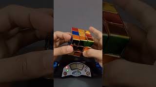 Worlds Shiniest Metallic Cube rubikscube cubing 3x3solve [upl. by Schaumberger236]