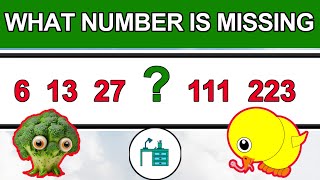 Number Pattern  Can you find what number the question mark is  Math Logic Puzzles [upl. by Aniela]