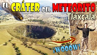 ¡Bajo al CRÁTER del IMPACTO de METEORITO en México esconde un TESORO perdido en Sanctórum Tlaxcala [upl. by Rheba723]