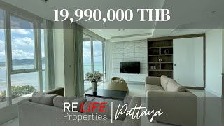 Amazing 3 bedrooms beachfront duplex condo for sale in Pattaya Bang Saray [upl. by Hatokad]