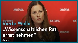 Die Linke Pressekonferenz mit Janine Wissler [upl. by Odrautse]