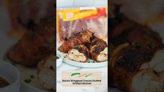 Bacon Wrapped Cheese Stuffed Grilled Chicken [upl. by Ahsiruam]