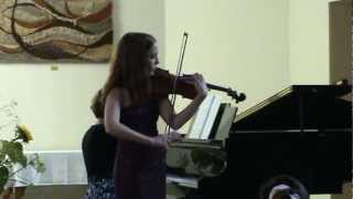 Julie Bertollet  Wieniawski Violin Concerto n°2 part 2 [upl. by Marchall]