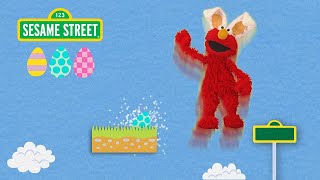 Sesame Street Lets Play Elmos Colorful Egg Hunt Game [upl. by Narcho]