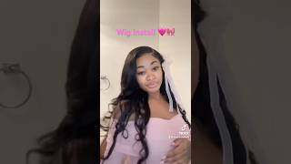 30 inch wig install 😍😍 wigs wiginstall wiginfluencer [upl. by Brecher]