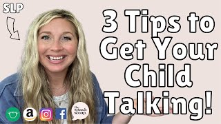 TODDLER SPEECH THERAPY TIPS FOR AT HOME Expressive Language Delay Tips for Late Talking Toddlers [upl. by Lielos]